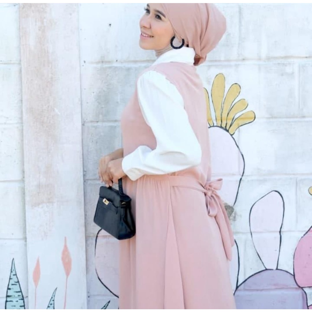 Solya Dress/Dress Ld 106/Dress Jumbo/Gamis Overall Jumbo/Gamis Bumil/Dress Busui/Dress Maternity