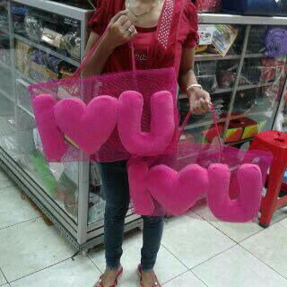 BANTAL CINTA I LOVE U KADO VALENTINE HEART HATI UNIK