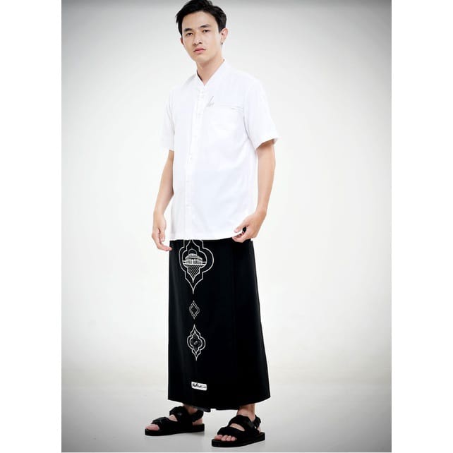 Sarung Rabbani Palestina Qudamah Hitam