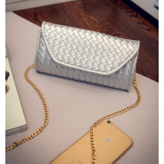 Order Aja Cyiinnnnnn Tas Selempang Kecil Persegi Panjang Ada Tali Rantai Kulit Wanita Cewek Terlaris