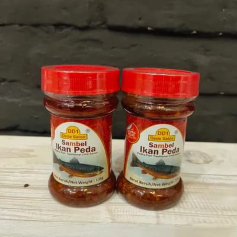 

TERMURAH !! Sambal Ikan Peda Extra Pedas 135gr By Dede Satoe SKOMILL