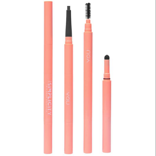 Y.O.U Trio Brow Scluptor 01 Dark Grey and 03 Warm Brown