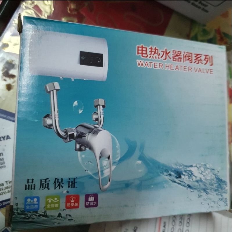 waterheater valve sambungan pemanas air kran panas dingin