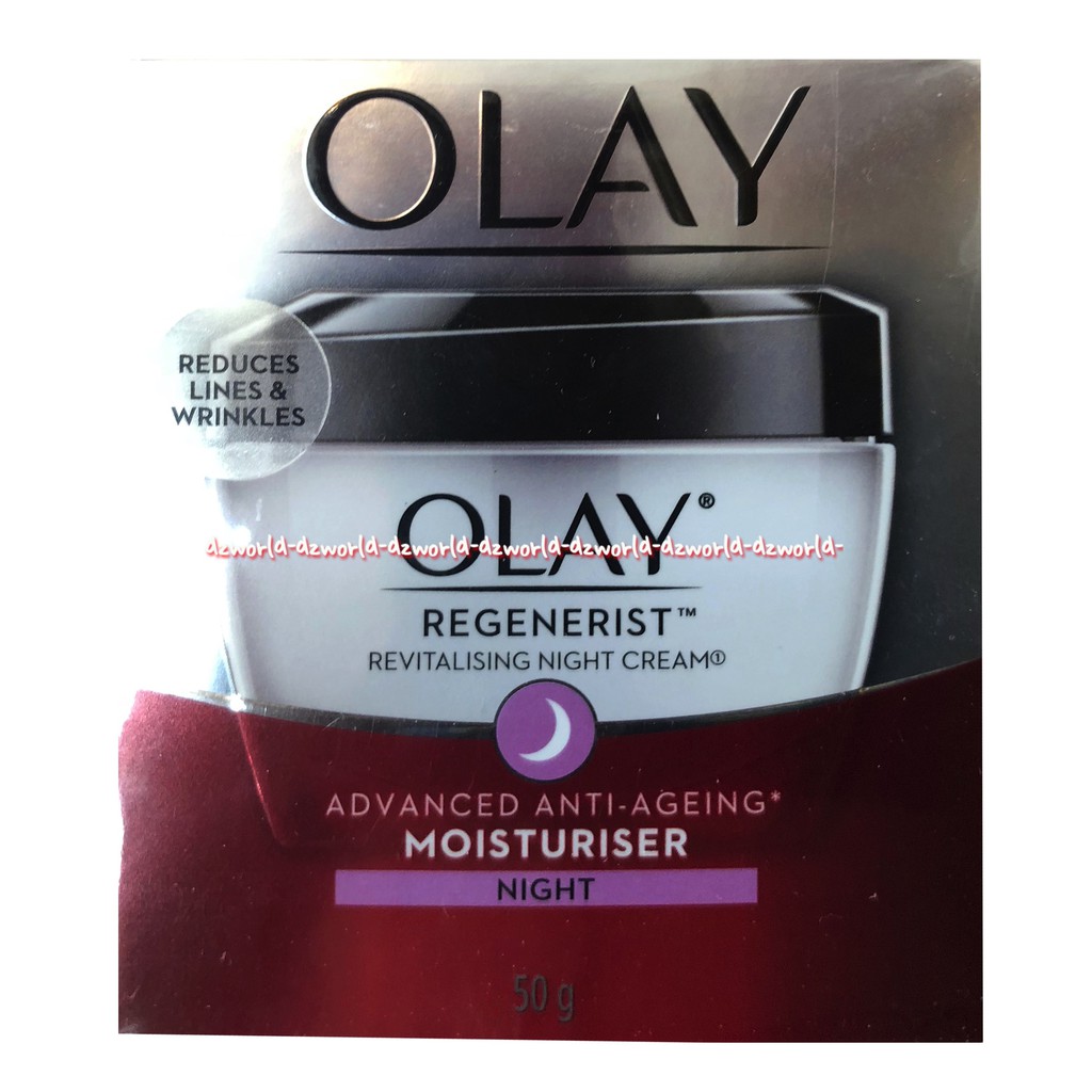 Olay Regenerist Advanced Anti Ageing Moisturiser Night 50gr Krim Malam Night Cream Olay