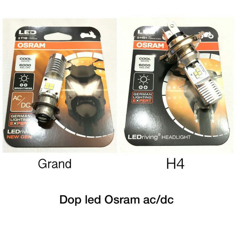 A053 bohlam Led OSRAM h4 h6 ac dc dop lampu depan bohlamp motor h6 H4 ac/dc vixion megapro byson tig