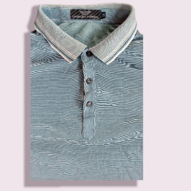 Kaos kerak pria-Giorgio Armani