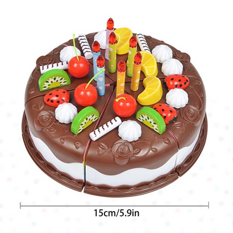 Mary Birthday Cake Toy Pretend for Play Mainan Kue Untuk Bayi &amp; Balita Untuk Rumah Bermain T