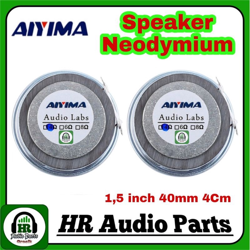 Speaker Mini 1,5&quot; 3W 4R 3Watt 1,5 inch 4Ohm 40mm 4Cm Woofer Magnet Besar