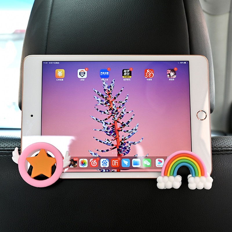 Universal Car Cartoon Hook ABS Auto Mobile Phones Holder Bracket For Cars Accessories Automotive Related Products