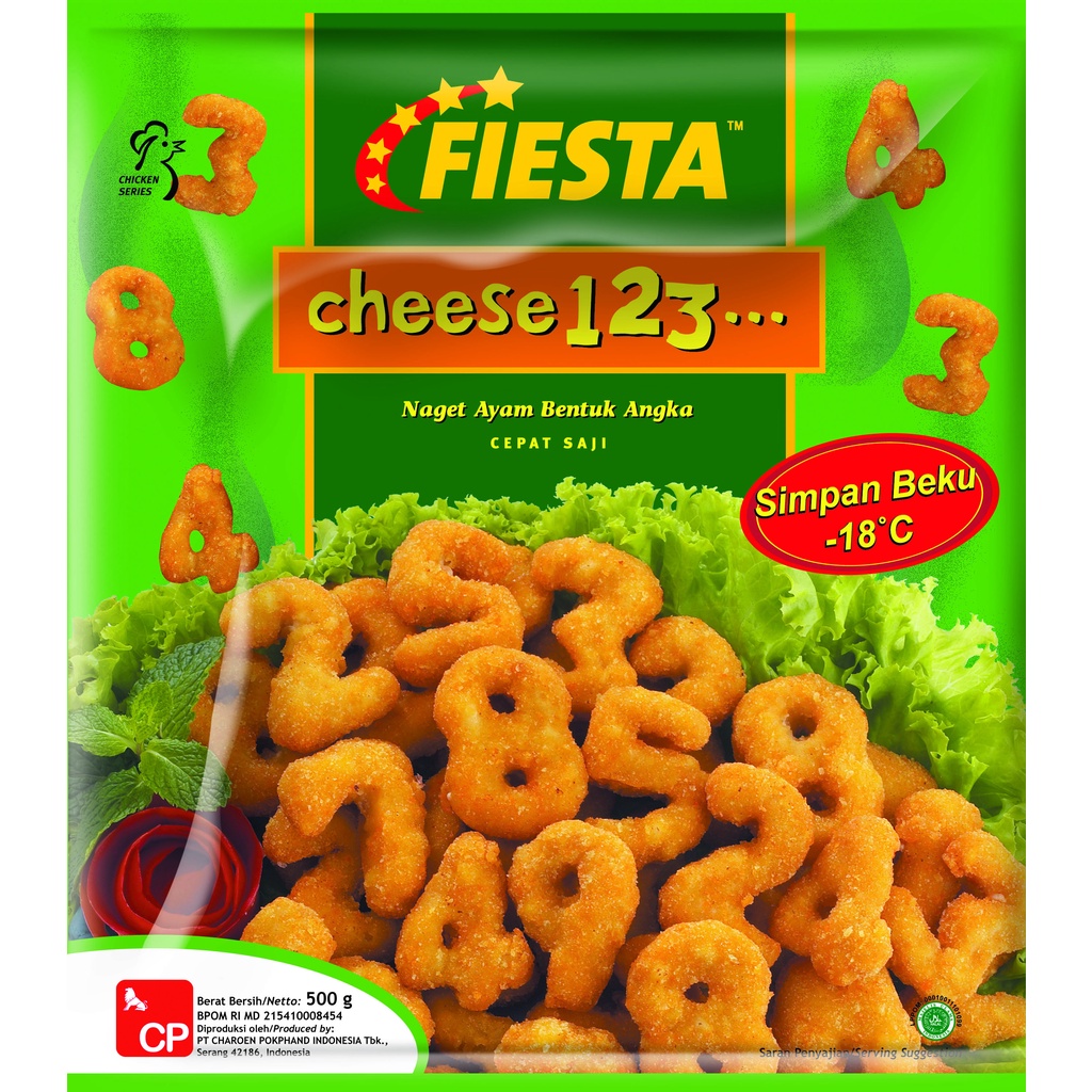 FIESTA CHEESE 123 NUGGET 500 GR