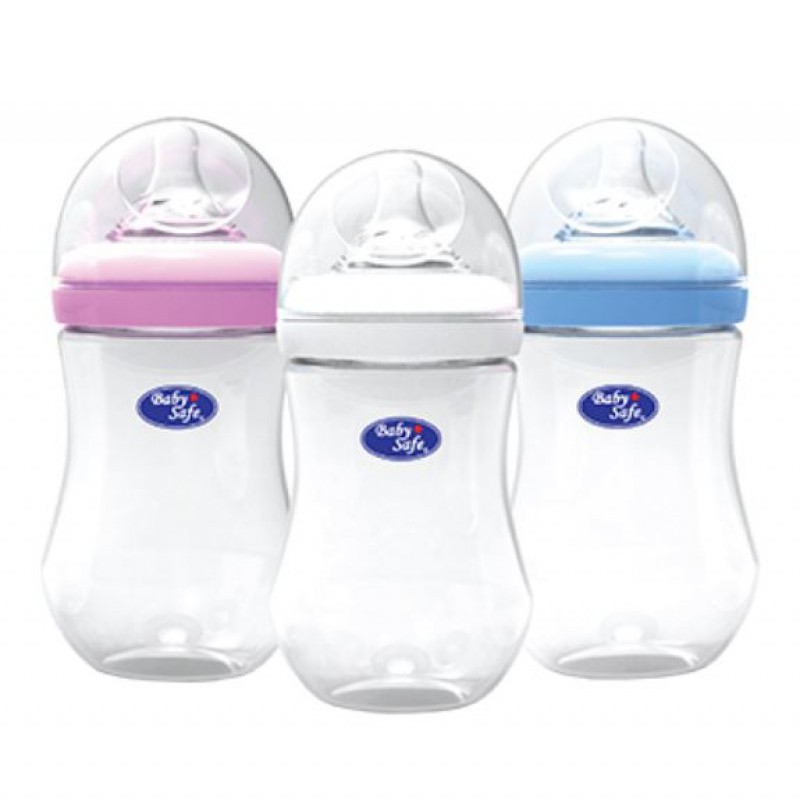 Baby Safe Milk Flow System 125ml atau 250ml 0m+ Botol Susu Bayi WideNeck Newborn