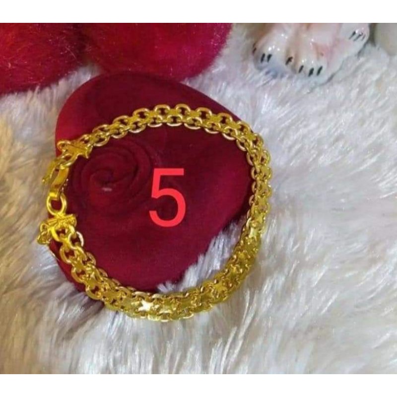 gelang dewasa perhiasan lapis emas