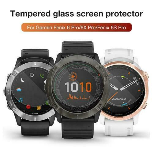 2Pcs Pelindung Layar Tempered Glass untuk Garmin Fenix 6 6S 6x Pro