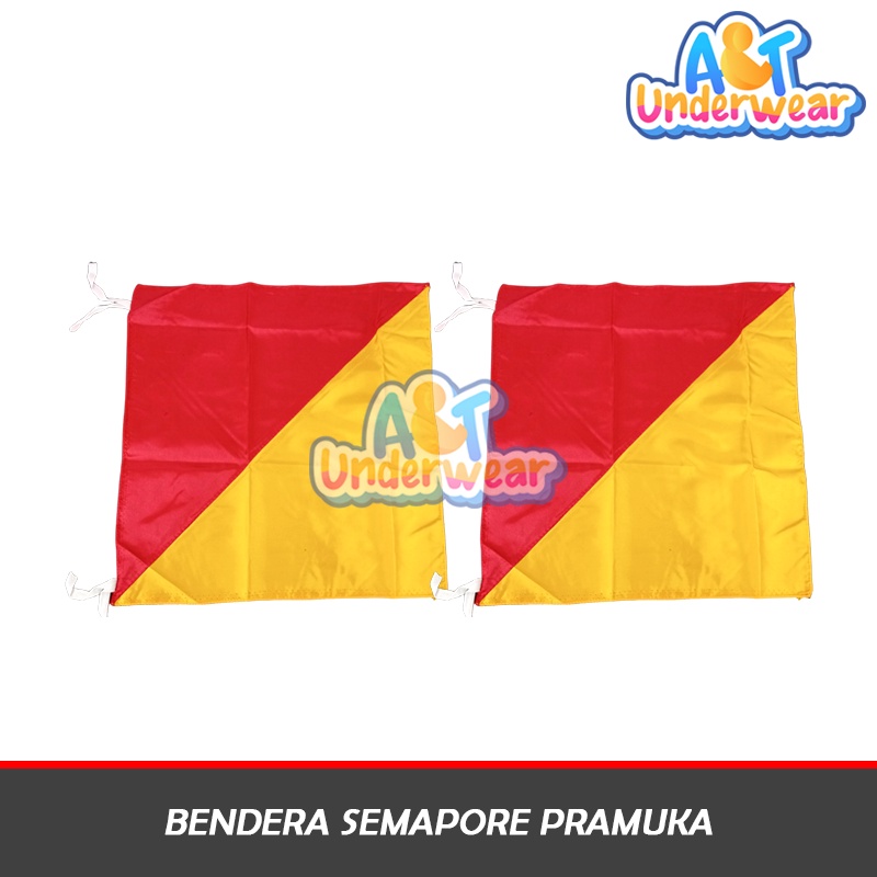 AT360-Bendera Semapor Pramuka/Bendera semapur/Bendera Merah Kuning