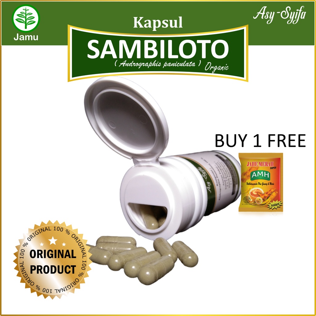 Kapsul Sambiloto 60 Kapsul 100 % ASLI