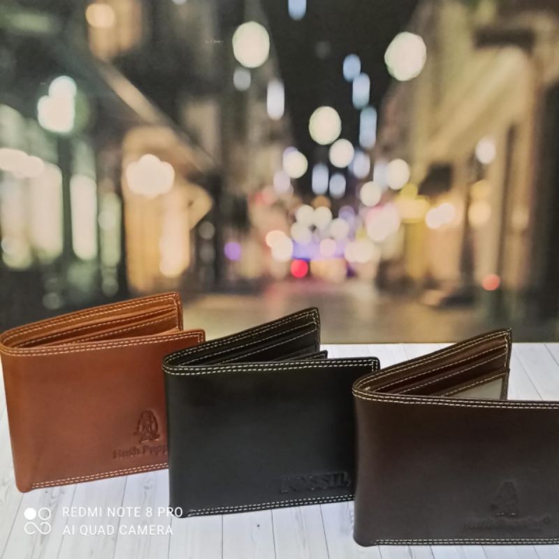 MURAH BANGET !!! Dompet Pria Kulit Sapi - Dompet kulit Asli - Dompet Lipat Pria Kulit