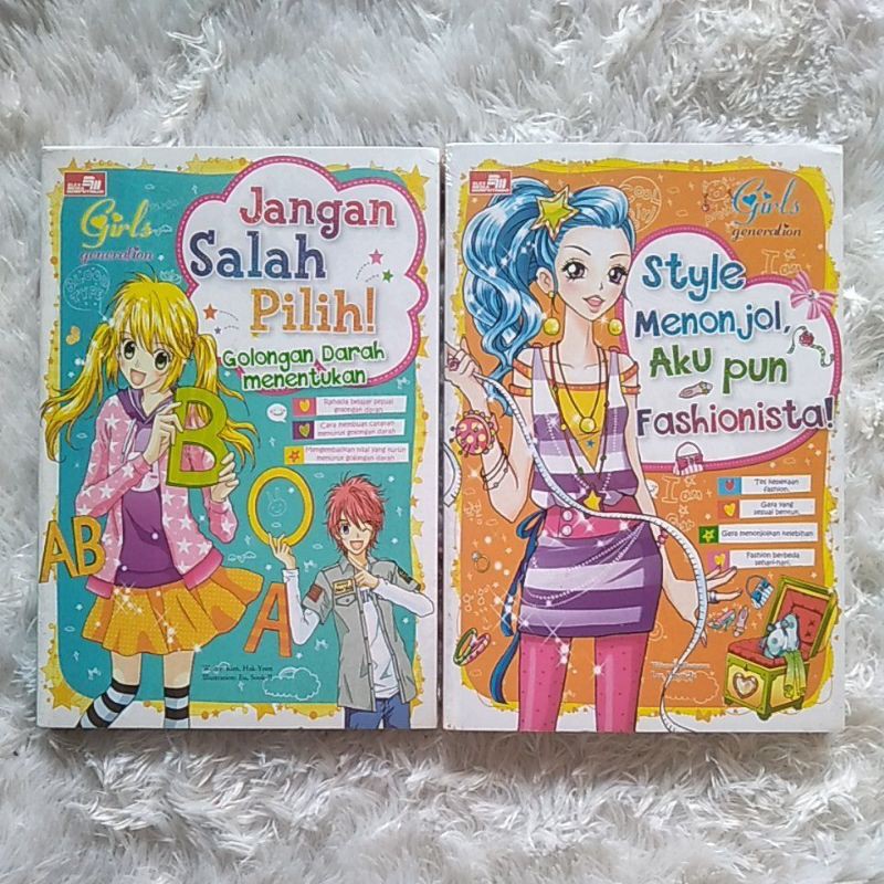 Girls Generation - Buku Educomics Anak - Style Menonjol Aku pun Fashionista! - Jangan Salah Pilih!