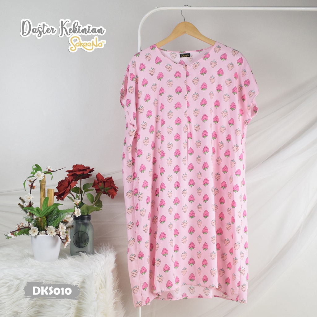 SAKEENA Daster Motif Kekinian Busui Jumbo Rayon Premium