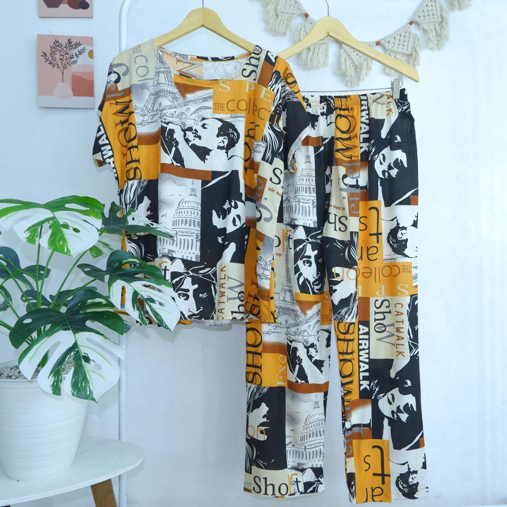 Setelan baju wanita celana panjang