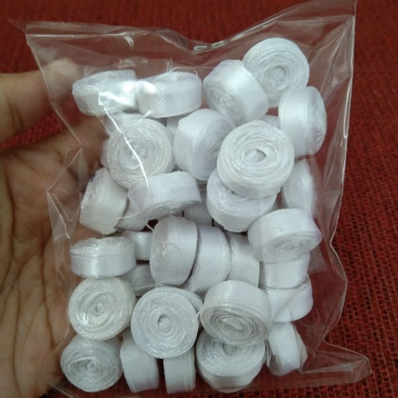 

Aplikasi pita kain roll/pita gulung untuk handmade murah obral
