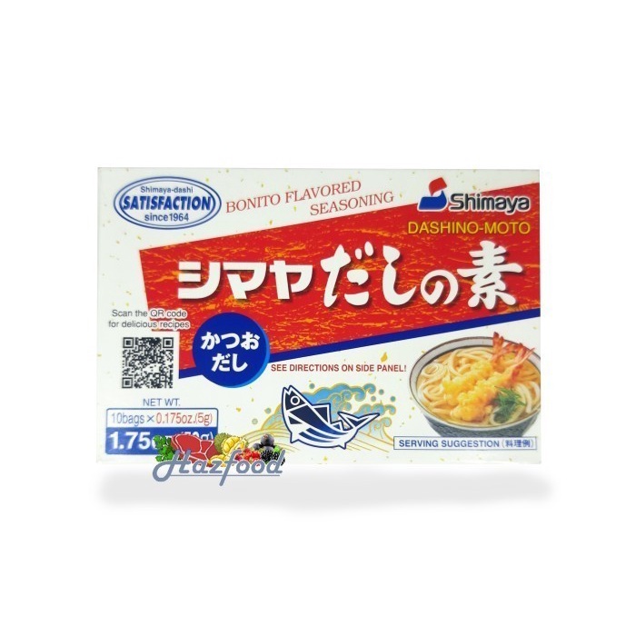 

Shimaya Dashinomoto Kaldu penyedap Rasa Ikan 5 x 10 Gram - 50 Gram