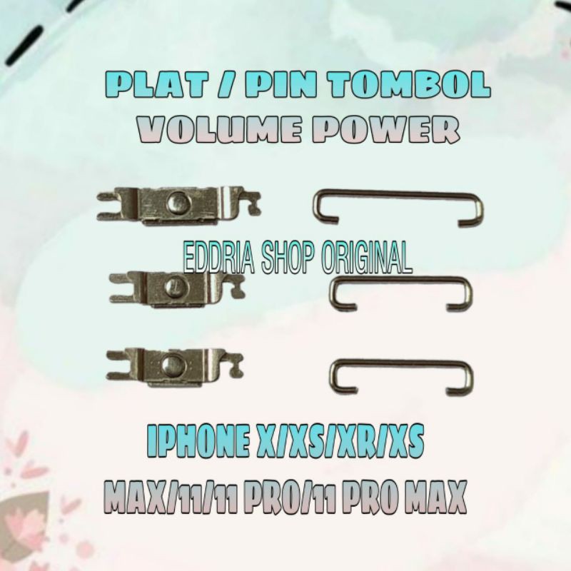 Plat Pin On Off Volume  X / Xs / Xr / Xs Max Original