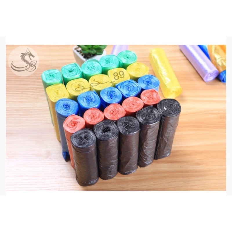 kantong sampah ukuran 45x50cm 1pack isi 5roll