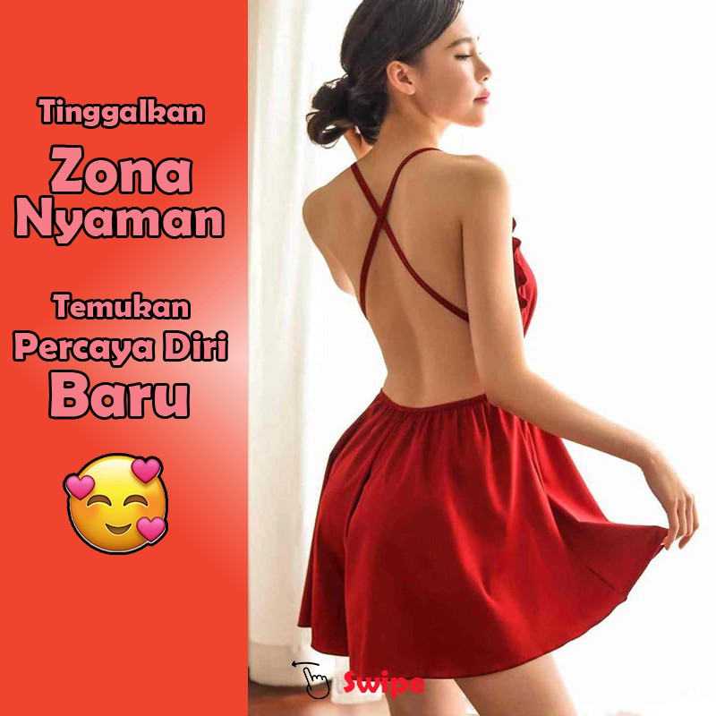 d1976 Baju Haram Cewe Bikini Lingery Lingerie Lingeri Lingeria Lengerie Lingery Sexy Wanita Dewasa Hot Binal Jumbo Big All Size Oversize Sexy Murah Jumbo M L XL 2XL OFL-F150-3