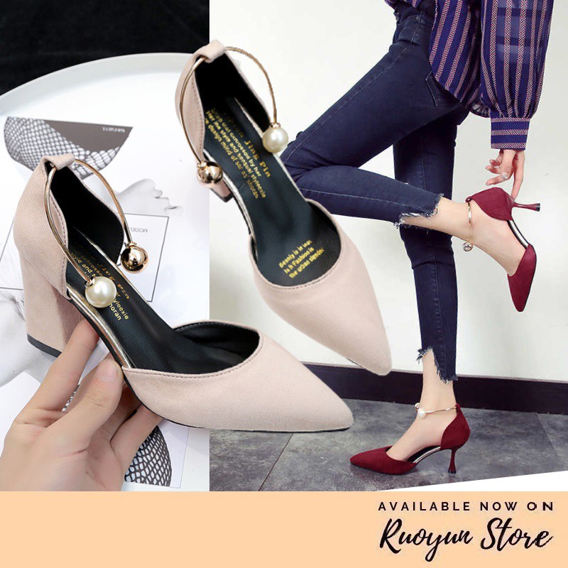 RYS - Lady Ring Sepatu Wanita Hak Tahu Pesta/Kantoran - Ori Import