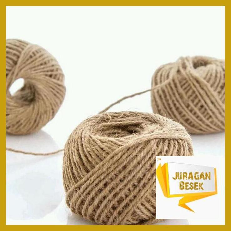 

Tali rami-Tali Goni-Hemp Rope 3 ply 50 METERAN ( 2 gram)-tali sovenir-tali souvenir murah