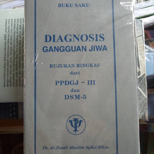BUKU SAKU DIAGNOSIS GANGGUAN JIWA - PPDGJ