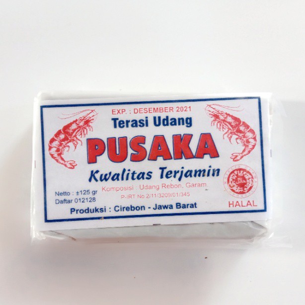 

Terasi Udang Hitam Cap Pusaka 125 Gram