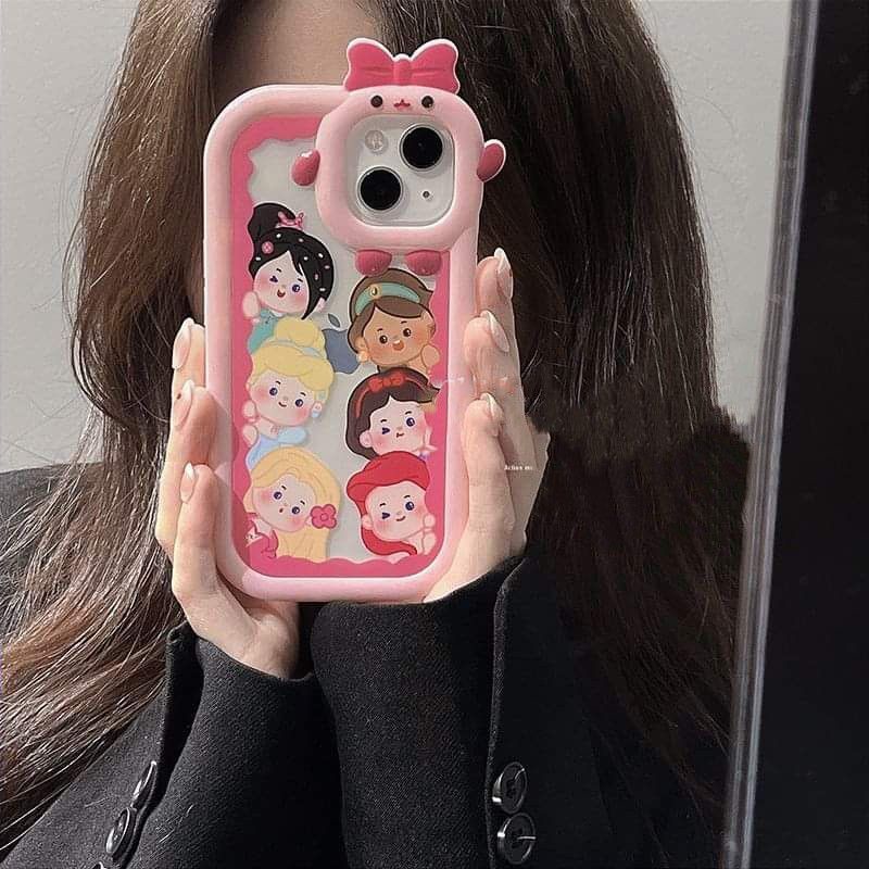 Soft Case Desain Little Monster Untuk iPhone 11 12 Pro Max 13 7 8P