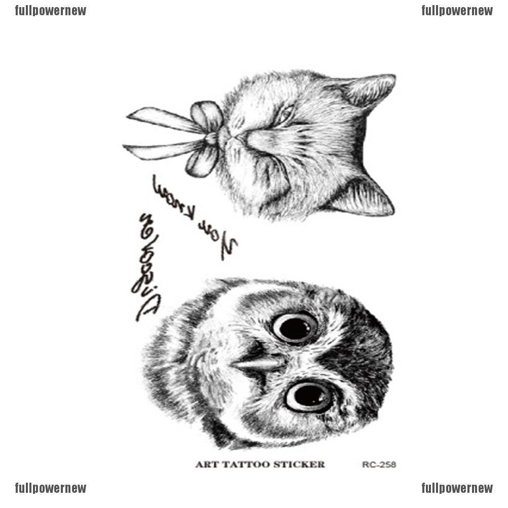 Bayar Di Tempat Stiker Tato Sementara Tahan Air Gambar Burung