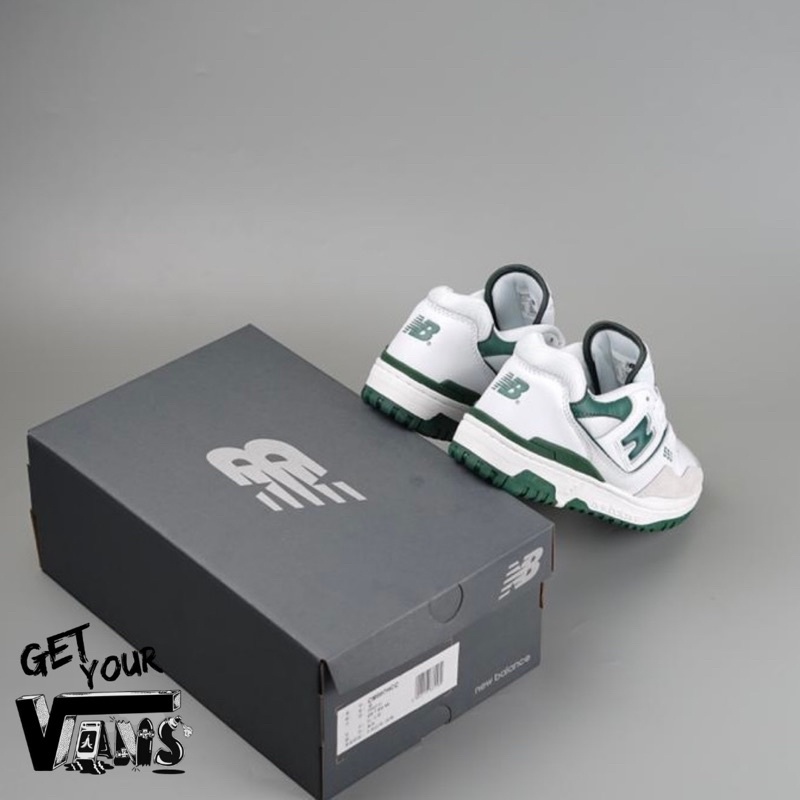 Sepatu New Balance BB550WT1 White Green Original 100% BNIB