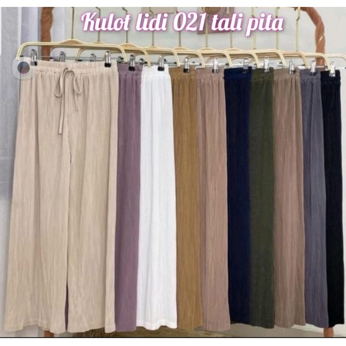 CELANA KULOT PLISKET TALI TERBARU // CELANA KULOT PLISKET TALI LIDI // CELANA KULOT PLISKET TALI WAN