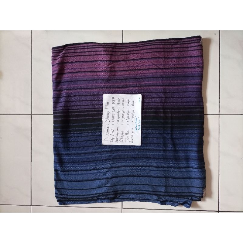 Preloved Woven Wrap MyBabyWrap / Daiesu Eclipse size 6