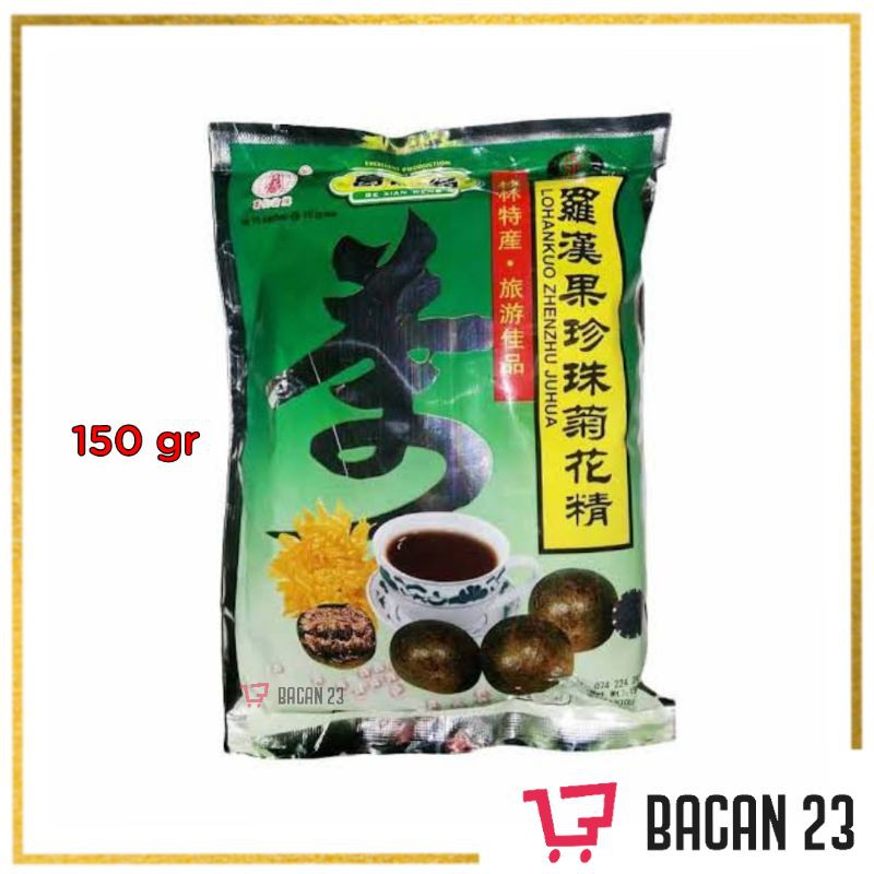 

Lo Han Kuo Zhenzhu Juhua (Lohankuo + Krisan) 150gr / Bacan 23 - Bacan23