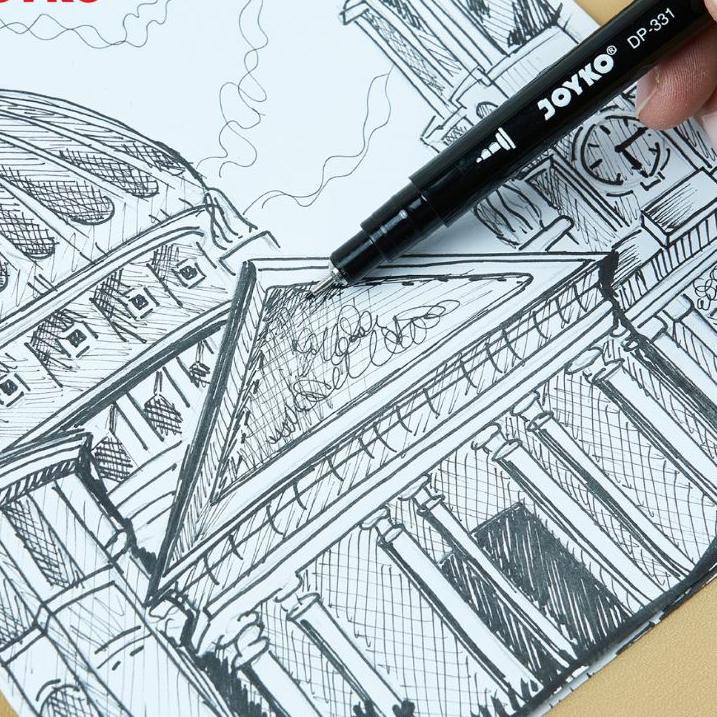 

[WH20R] >Waterproof drawing pen pena gambar joyko executive set DP-331-7",,!