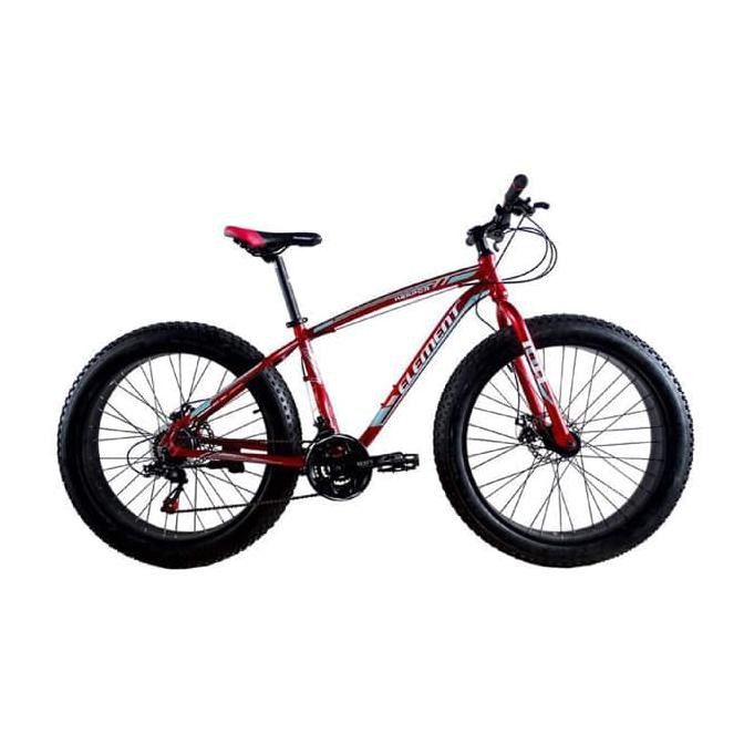 Element Mtb Kespor Fatbike Size 26 Inch - Merah