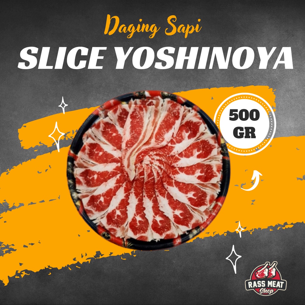 

US Sliced Beef - Daging Slice Yoshinoya 500gr Halal Kualitas Impor