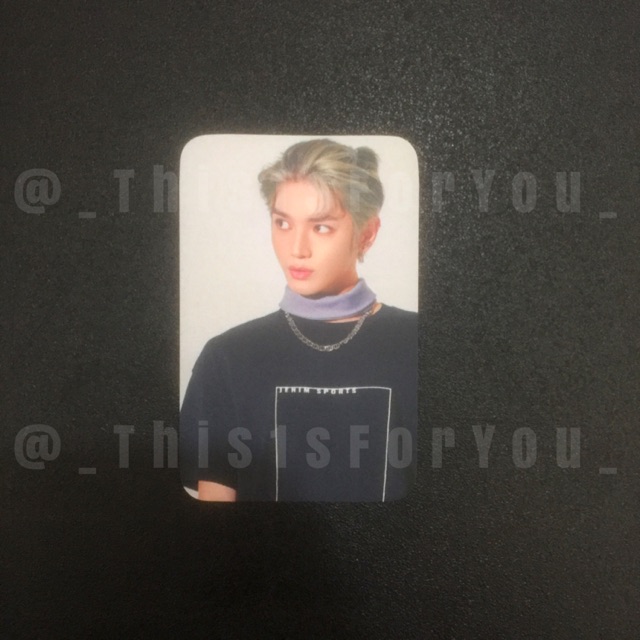 [READY] TAEYONG BLACK SHIRT OFFICIAL PC PHOTOCARD JENIM SPORTS WITH NCT BENEFIT ZERO ODOR THAILAND