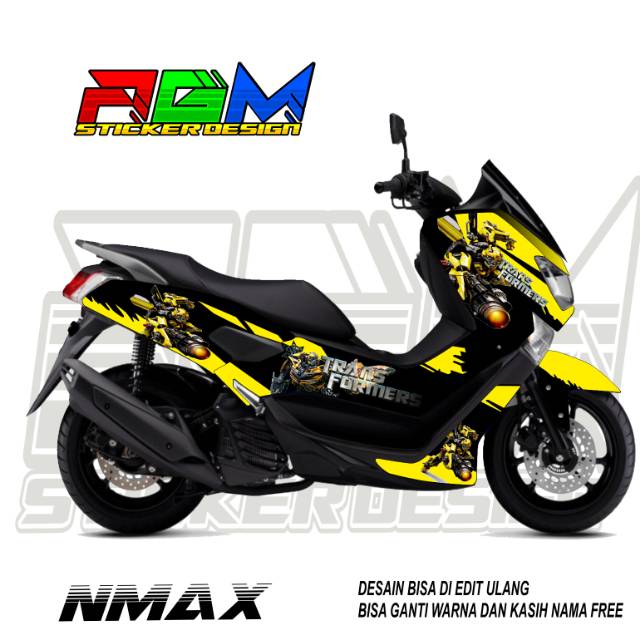 Decal Sticker Nmax Full Body Bumbelbee  AGM025