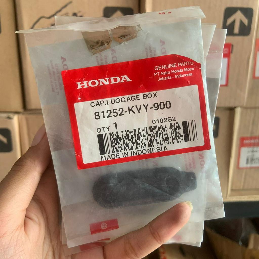 Cap Luggage Box - Box Bagasi - Honda BeAT Karburator KVY - Jaminan Original 100% - 81252KVY900