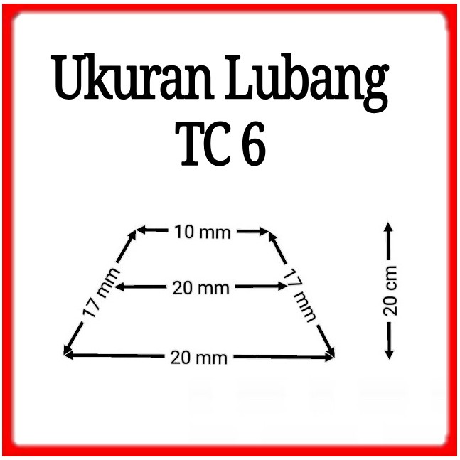 TC 6 / pelindung kabel / cable duct / ducting / cable protector 10pcs