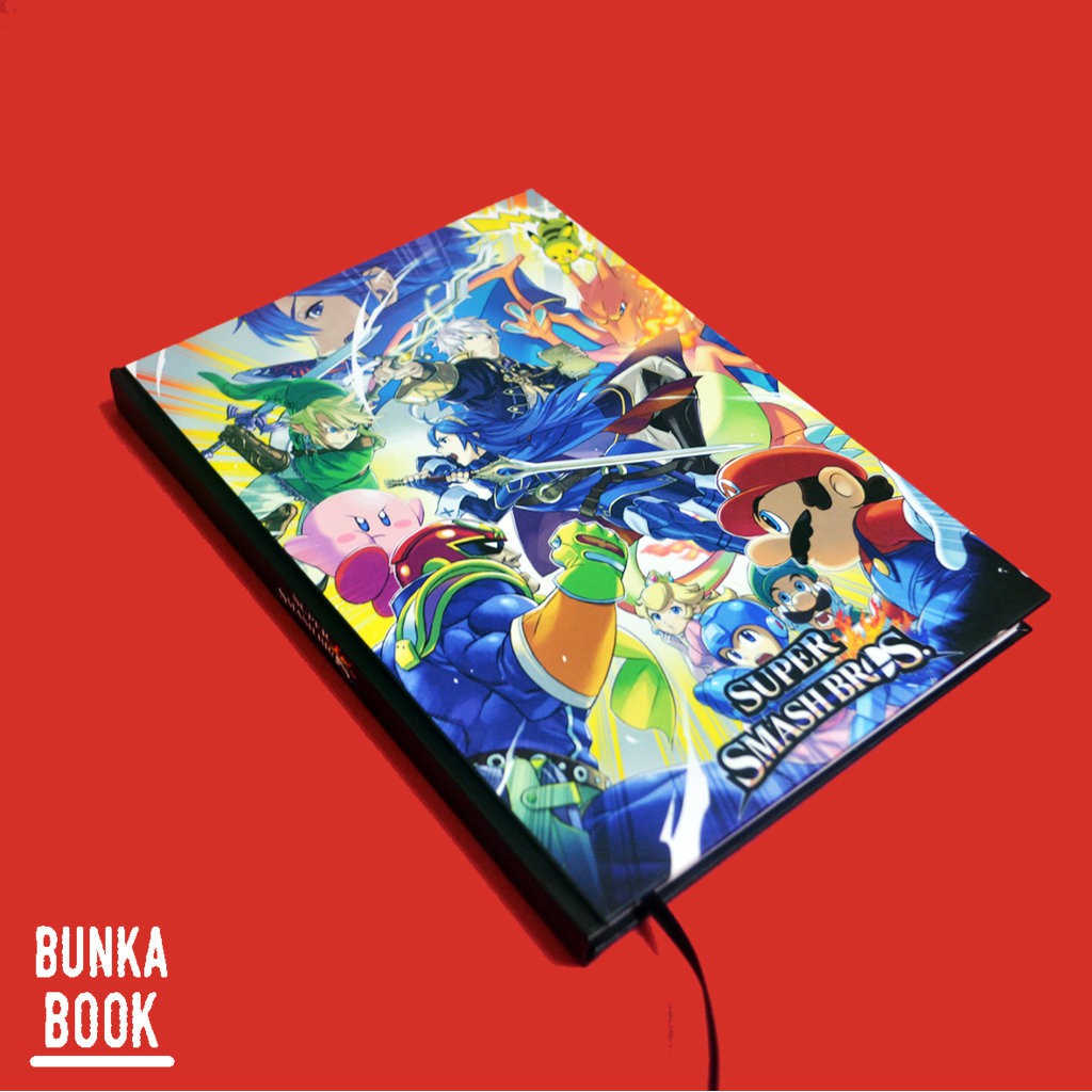 

Note Book Hardcover Game Super Smash Bros Ukuran A5 Jurnal Agenda Planner