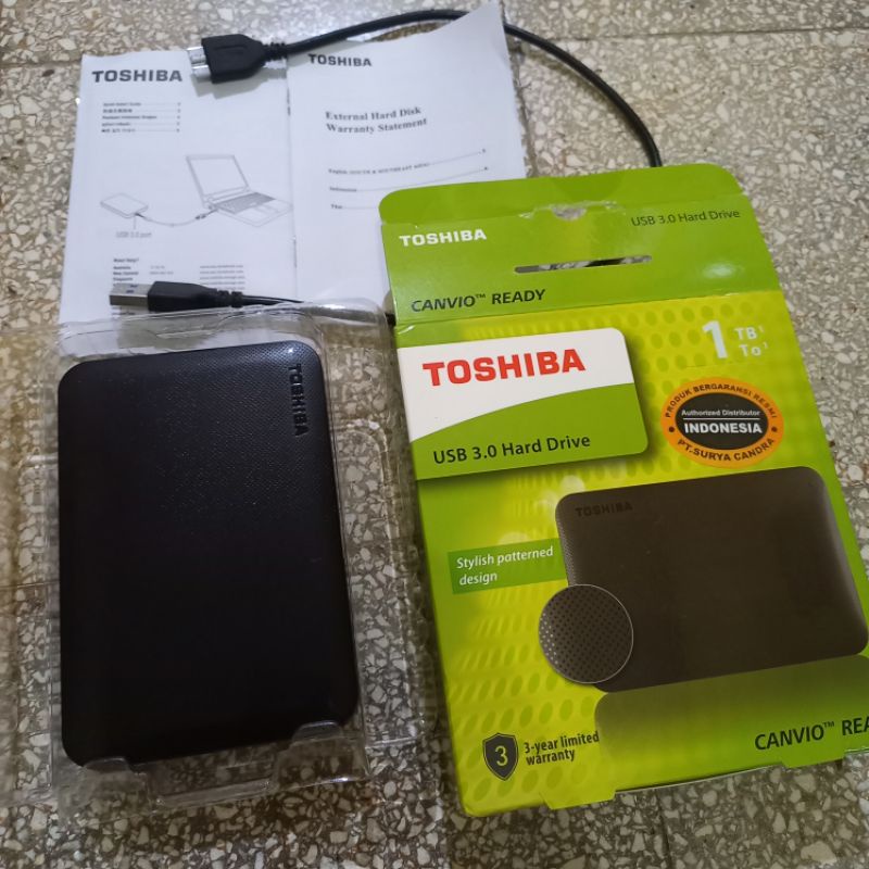 Hardisk external Toshiba 1tb