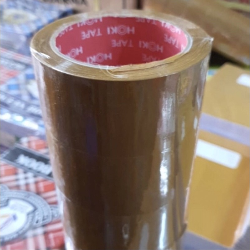 

Hoki opp tape bening dan coklat 2”