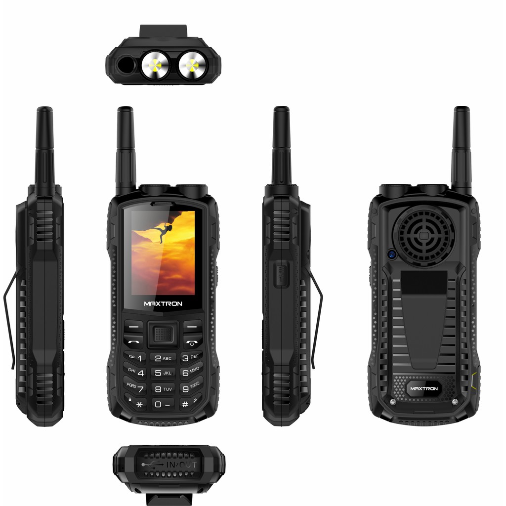 MAXTRON P12 BOMBA - HP Antena - HP Powerbank - Bluetooth Speaker - HP MAXTRON P12i BOMBA - HP GUNUNG-Black