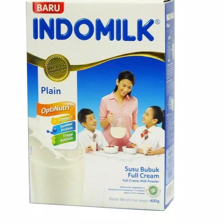 

❊Best✸ Indomilk Susu Bubuk Full Cream Plain 400 gr 52 ❊